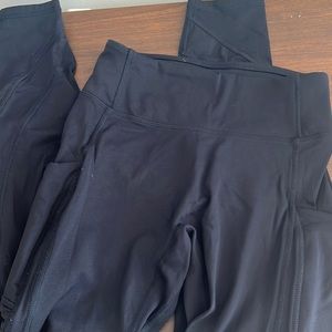 Fabletics Anywhere Motion365 MOTO High-Waisted Legging black size Small pocket